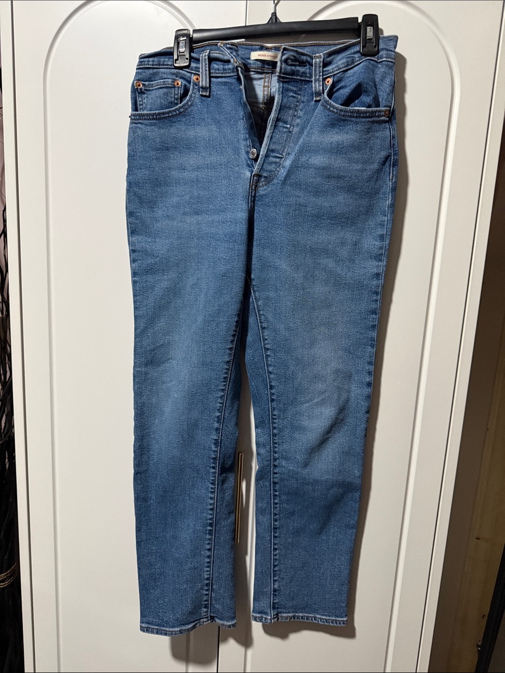 Levi’s Wedgie Button-Fly Jeans
